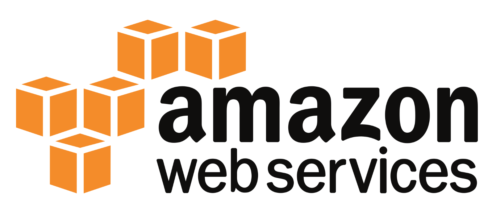 Amazon web services logo.